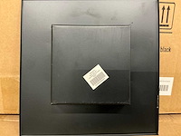 Partij bowl vigo zinc l25xw25xh5,5cm black (240x) - afbeelding 2 van  3