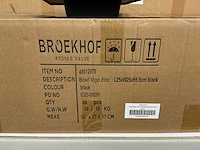 Partij bowl vigo zinc l25xw25xh5,5cm black (240x) - afbeelding 3 van  3