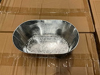 Partij bowl winter forest zinc 19,5x11xh9cm (1200x) - afbeelding 2 van  5