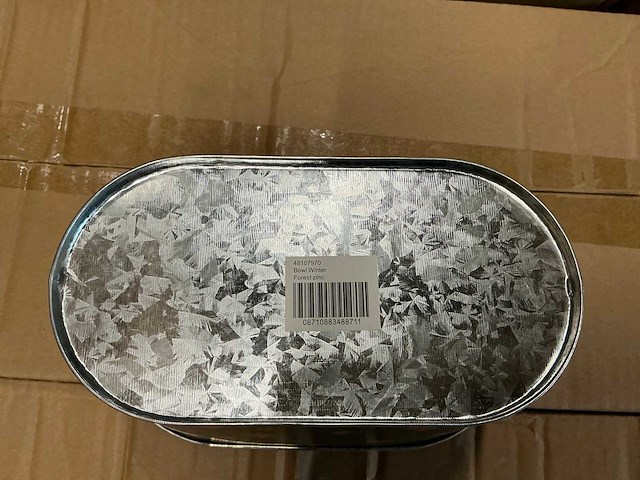 Partij bowl winter forest zinc 19,5x11xh9cm (1200x) - afbeelding 3 van  5
