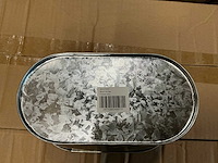 Partij bowl winter forest zinc 19,5x11xh9cm (1200x) - afbeelding 3 van  5
