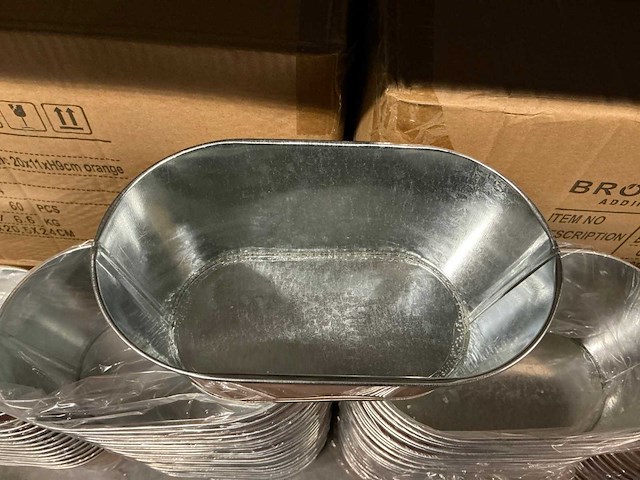 Partij bowls autumn zinc 20x11xh9cm orange (550x) - afbeelding 4 van  5