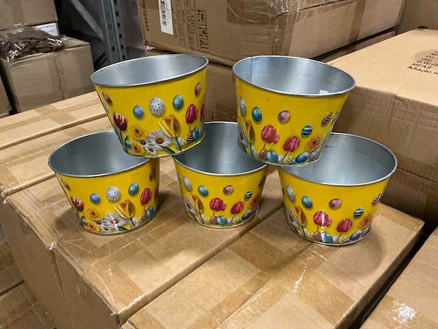 Partij bowls flowering easter zinc ø16xh10,5cm (1150x) - afbeelding 1 van  5
