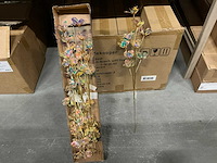Partij branch with flowers 5xw20x60 iridescent (110x) - afbeelding 1 van  5