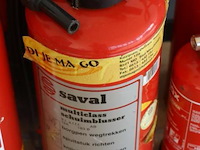 Partij brandblussers, diverse soorten o.a. 6kg abc poeder & 9ltr schuim - afbeelding 2 van  7