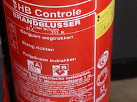 Partij brandblussers, diverse soorten o.a. 6kg abc poeder & 9ltr schuim - afbeelding 6 van  7