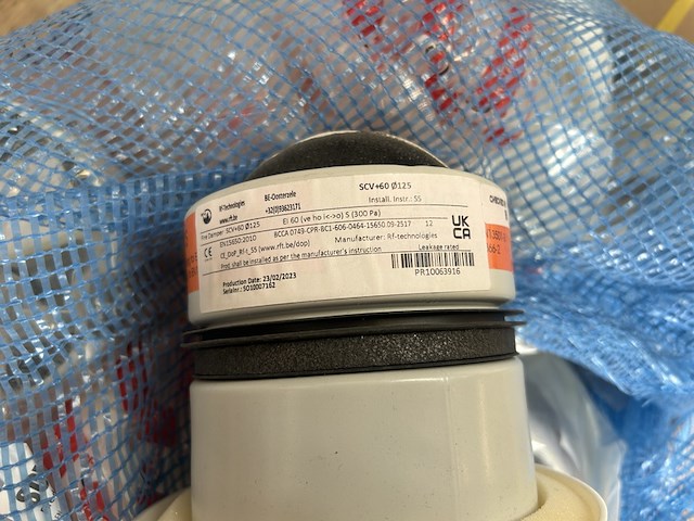 Partij brandwerende vlinderkleppen rf-technologies - afbeelding 3 van  4