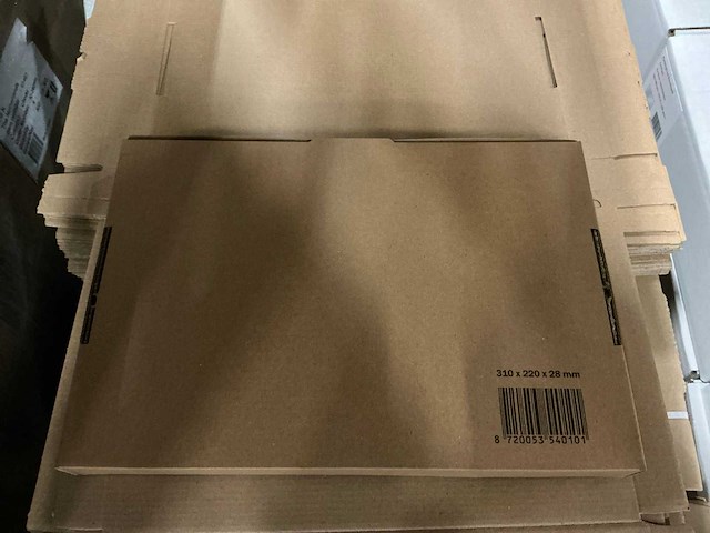 Partij brievenbusdozen 310x220x28mm (1225x) - afbeelding 3 van  5