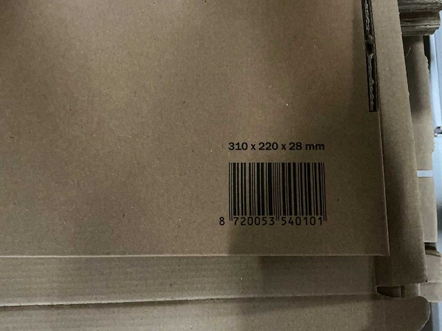 Partij brievenbusdozen 310x220x28mm (1225x) - afbeelding 4 van  5