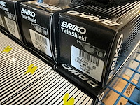 Partij briko glasses twin shield matt black (48x) - afbeelding 3 van  3