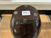 Partij brown speckels oval pot small h25xd25cm (12x) - afbeelding 1 van  2