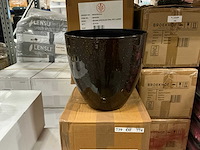 Partij brown speckles oval pot large (18x) - afbeelding 1 van  4