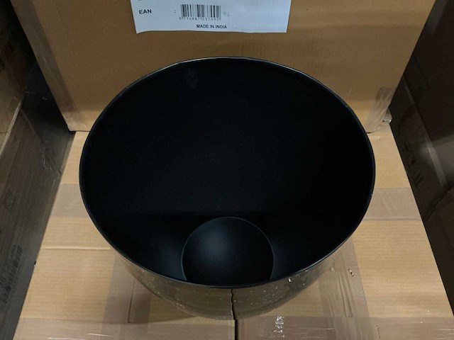 Partij brown speckles oval pot medium (40x) - afbeelding 3 van  5