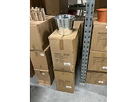 Partij bucket bologna zinc ø25xh20cm (160x) - afbeelding 4 van  5