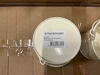 Partij bucket sevilla zinc ø10,3xh8,5cm -es9 cream gloss (1080x) - afbeelding 5 van  6