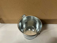 Partij bucket sevilla zinc ø10,3xh8,5cm es9 natural (240x) - afbeelding 2 van  5