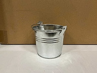 Partij bucket sevilla zinc ø10,3xh8,5cm es9 natural (240x) - afbeelding 1 van  5