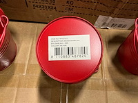 Partij bucket sevilla zinc ø10,3xh8,5cm es9 red matt (1020x) - afbeelding 3 van  5