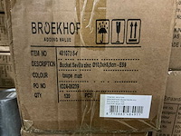 Partij bucket sevilla zinc ø10,3xh8,5cm es9 taupe matt (720x) - afbeelding 5 van  5