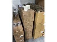 Partij bucket sevilla zinc ø11,7xh9cm es10.5 cream gloss (960x) - afbeelding 4 van  5