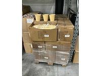 Partij bucket sevilla zinc ø13xh13cm es12 yellow matt (2160x) - afbeelding 3 van  4