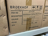 Partij bucket sevilla zinc ø13xh13cm es12 yellow matt (460x) - afbeelding 2 van  2