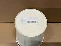 Partij bucket sevilla zinc ø15,5xh14,8cm es14/15 cream gloss (340x) - afbeelding 2 van  3