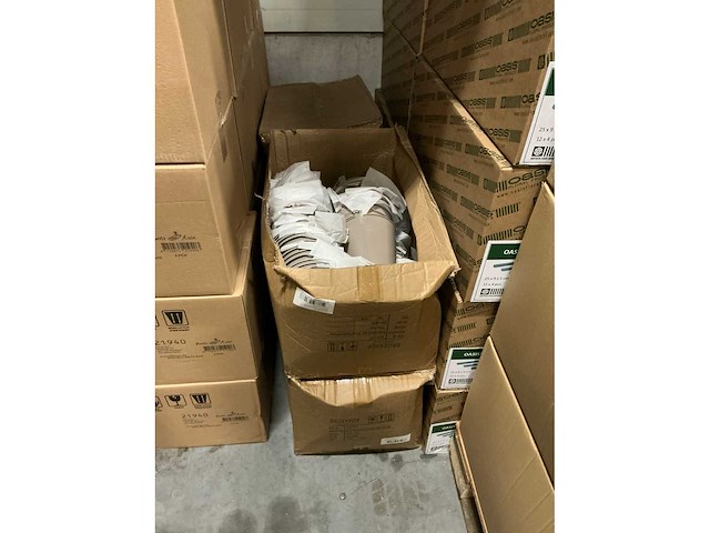 Partij bucket sevilla zinc ø15,5xh14,8cm es14/15 taupe matt (420x) - afbeelding 4 van  6