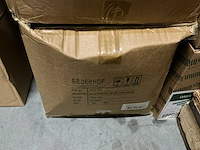 Partij bucket sevilla zinc ø15,5xh14,8cm es14/15 taupe matt (420x) - afbeelding 5 van  6