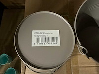 Partij bucket sevilla zinc ø15,5xh14,8cm es14/15 taupe matt (480x) - afbeelding 3 van  5