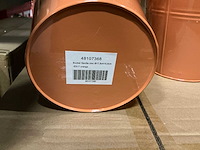 Partij bucket sevilla zinc ø17,8xh15,8cm -es17 orange (520x) - afbeelding 4 van  5