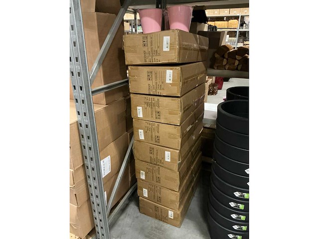 Partij bucket sevilla zinc ø17,8xh15,8cm es17 pink gloss (640x) - afbeelding 4 van  5