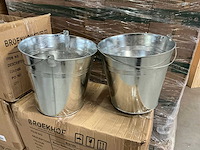 Partij bucket sevilla zinc ø28xh26cm (80x) - afbeelding 1 van  5