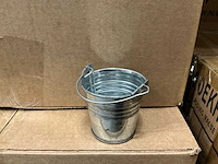 Partij bucket sevilla zinc ø6,3xh5,7cm es5,5 natural (3780x) - afbeelding 1 van  6