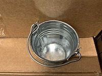 Partij bucket sevilla zinc ø6,3xh5,7cm es5,5 natural (3780x) - afbeelding 2 van  6