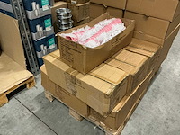 Partij bucket sevilla zinc ø6,3xh5,7cm es5,5 pink gloss (2160x) - afbeelding 3 van  4