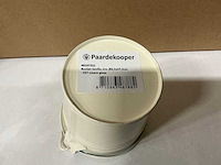 Partij bucket sevilla zinc ø8,2xh7,2cm es7 cream gloss (1200x) - afbeelding 2 van  4