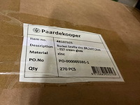 Partij bucket sevilla zinc ø8,2xh7,2cm es7 cream gloss (1200x) - afbeelding 4 van  4