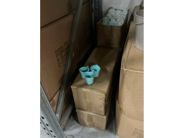 Partij bucket sevilla zinc d6,3xh5,7cm es5,5 turqoise (1350x) - afbeelding 4 van  5