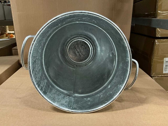 Partij bucket vase h30xø19,5/12,5cm (96x) - afbeelding 3 van  7