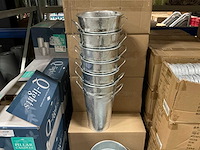 Partij bucket vase h30xø19,5/12,5cm (96x) - afbeelding 5 van  7