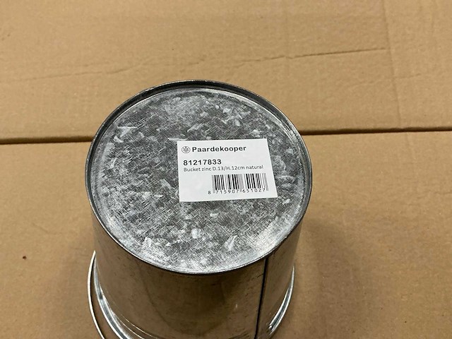 Partij bucket zinc d13/h12cm (480x) - afbeelding 4 van  6