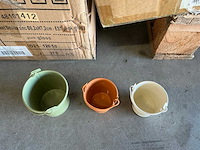 Partij buckets sevilla zinc green/cream/orange (800x) - afbeelding 2 van  7