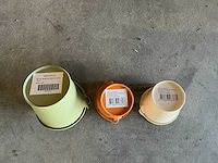 Partij buckets sevilla zinc green/cream/orange (800x) - afbeelding 3 van  7