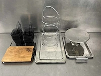 Partij buffet presentatiemateriaal