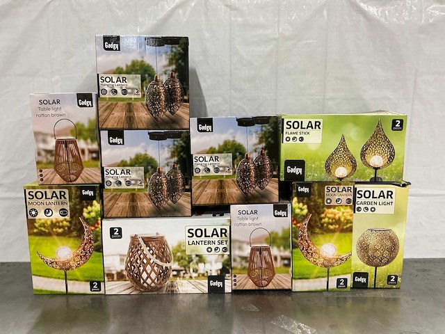 Partij buitenverlichting met solar (10x) - afbeelding 1 van  7