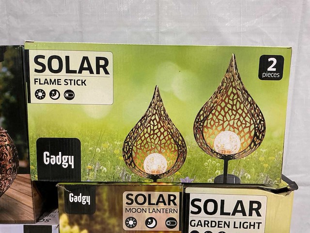 Partij buitenverlichting met solar (10x) - afbeelding 3 van  7