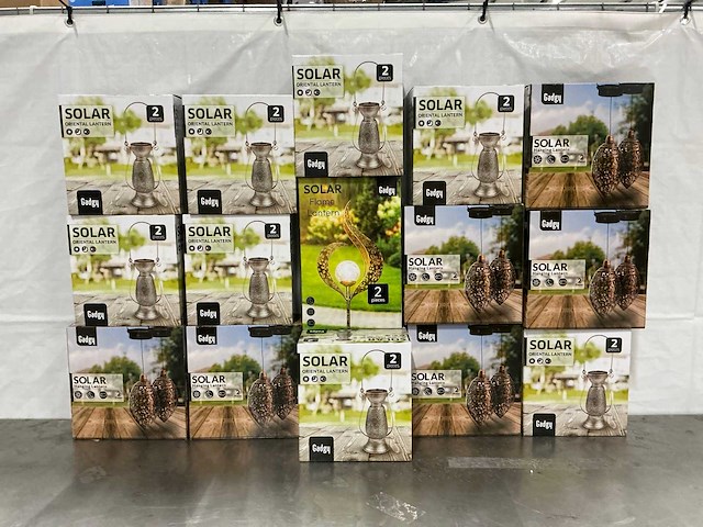 Partij buitenverlichting met solar (16x) - afbeelding 1 van  6