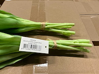 Partij bunch of tullips closed 39cm pink & purple 7/bun (115x) - afbeelding 4 van  5