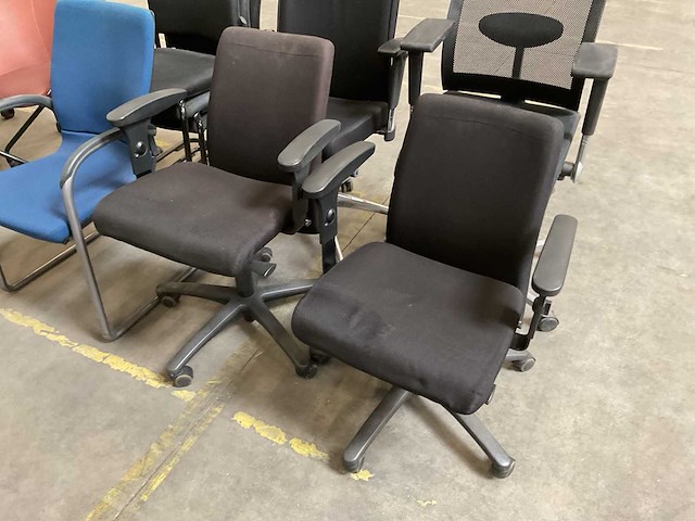 Partij bureau- en vergaderstoelen, 8 stuks - afbeelding 3 van  5